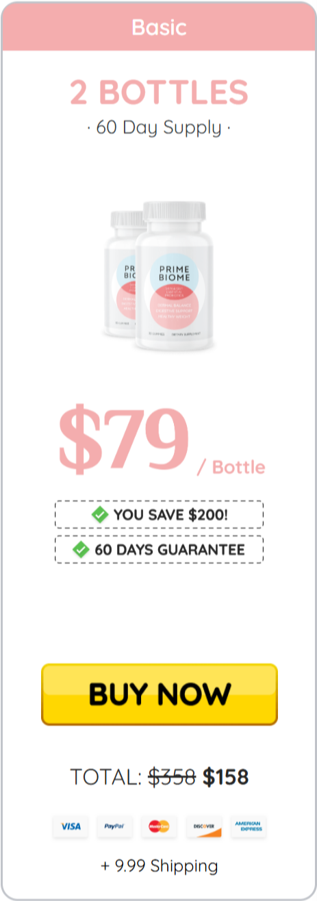 primebiome Buy 1 Bottle